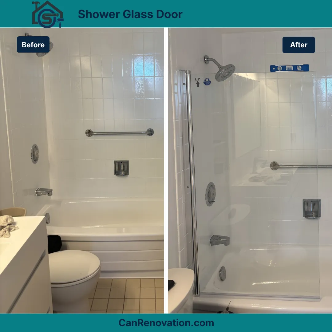 Shower Glass Door Installation – Scarborough